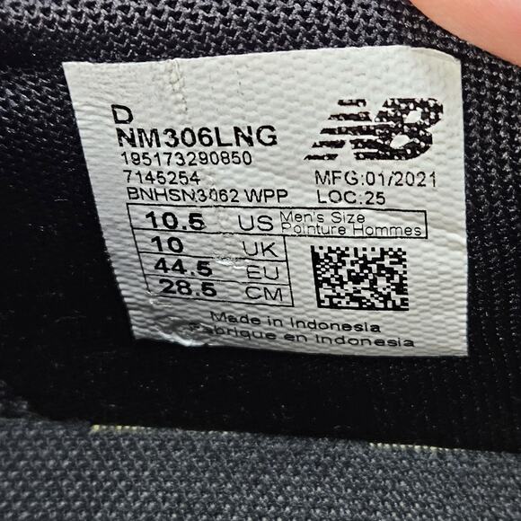 New Balance Numeric 306 Jamie Foy Slip On Mens Sz 10.5 Black Suede Skate Shoes - Picture 7 of 7